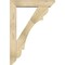 Ekena Millwork Olympic Slat Rough Sawn Bracket w/ Offset Brace, Douglas Fir, 6"W x 28"D x 40"H BKT0604X28X40OLY06RDF - alternate 3